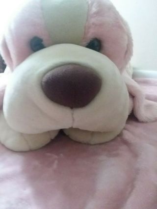 48 " Rare Animal Alley Pink And Cream Jumbo Large Stuffed Dog