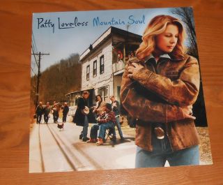 Patty Loveless Mountain Soul Poster 2 - Sided Flat Square 2001 Promo 12x12 Rare