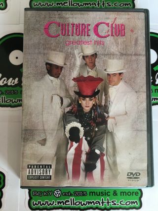 Culture Club - Greatest Hits (dvd,  2005) Boy George Rare Ln Near