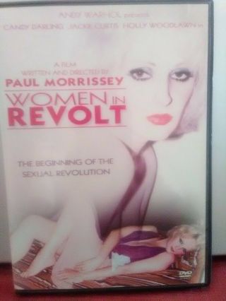 Andy Warhol - Women In Revolt - Image Dvd - Oop/ultra Rare - Candy Darling