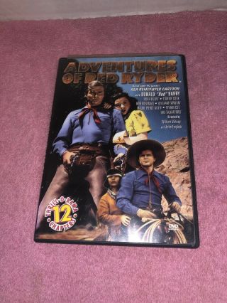 Dvd Adventures Of Red Ryder (dvd,  2000) Rare Out Of Print Dvd Oop Estate Item