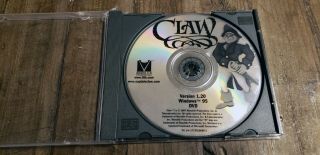 Captain Claw Monolith Dvd Game Pc 1997 Very Rare 1.  2