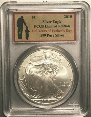 2010 1oz American Silver Eagle Pcgs Rare 