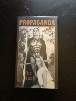 Rare Propaganda The Ritual Horror Vhs Sleaze Zine Gore Big Box Cult
