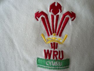 VINTAGE RARE WALES REEBOK RUGBY JERSEY SHIRT SIZE MED 2