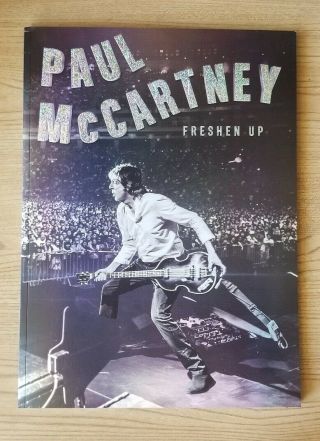 Paul Mccartney Freshen Up Tour Book 2019 The Beatles Concert Program Rare
