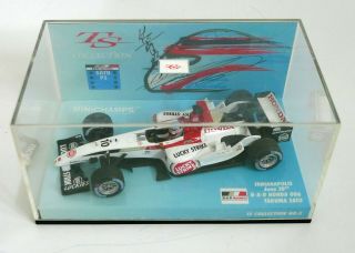 Signed Takuma Sato Bar Honda 006 Formula 1 1:43 Minichamps Rare Team Issued
