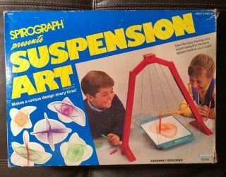1989 Spirograph Suspension Art By Kenner Rare