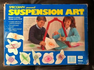 1989 Spirograph Suspension Art By Kenner RARE 4