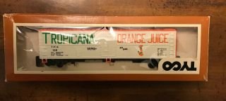 Rare Vintage Tyco Tropicana Orange Juice Train Boxcar Ho (wrong Box)