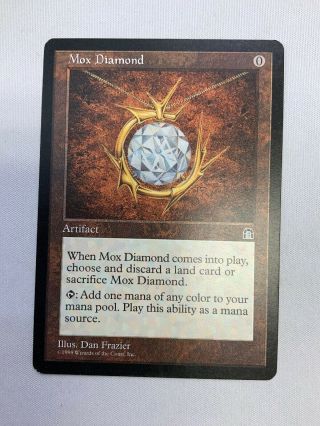 Mox Diamond X1 Mp Stronghold Magic The Gathering Mtg