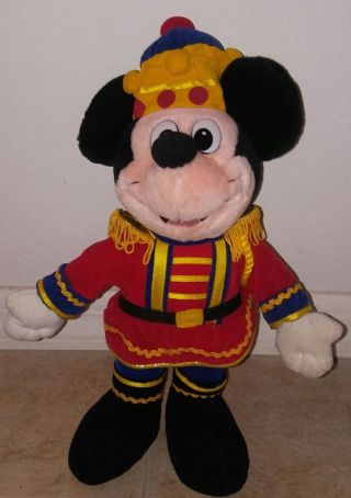 The Walt Disney Company Mickey Mouse As The Nutcracker Plush Rare 14 "