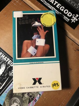 Las Vegas Lady Rare Vcx Sleaze Vhs Horror Cult Big Box