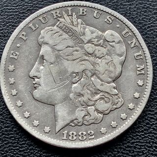 1882 Cc Morgan Dollar Carson City Silver $1 Rare Better Grade Xf Details 18566