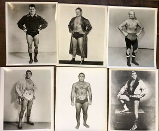 Rare Vintage Wrestling Photo’s 6 Photos Fargo,  Rocco,