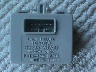 Lexus Rx300 Lamp Failure Sensor/relay 89373 - 20240 Rare