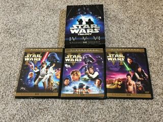 Star Wars Trilogy Iv V Vi 4 5 6 Widescreen Limited Edition Rare Oop Box Set