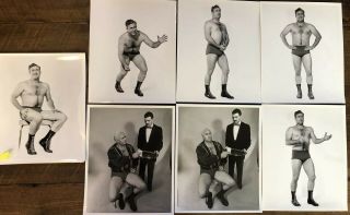Rare Dandy Jack Donovan Vintage Wrestling Photo’s 7 Poses 13 Photos
