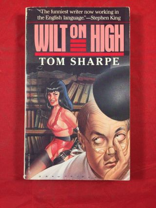 Rare Wilt On High By Tom Sharpe Gga Sleaze Risqué Bettie Page Pinup Art Cover