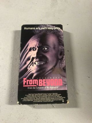 From Beyond Vhs Horror Rare Cult Classic Must Own Release Vestron Video
