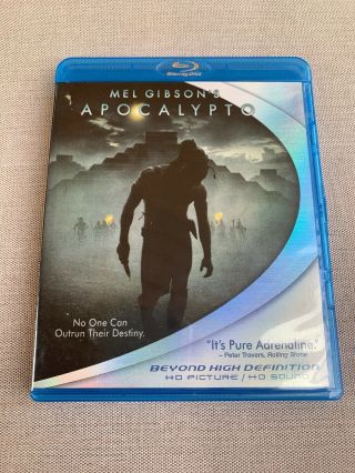 Apocalypto (2006) Blu - Ray Rare & Out Of Print Oop Mel Gibson Hd Picture