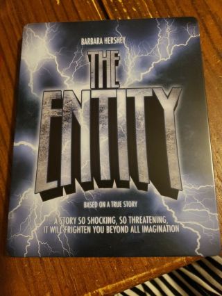 The Entity (1982) Rare 2 - Disc Uk Region B (read Details) Steelbook Blu - Ray