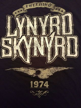 Lynyrd Skynyrd Freebird 1974 Baseball Shirt Rare