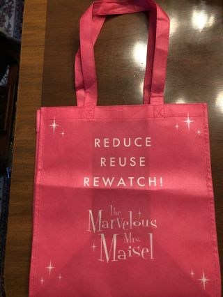 Marvelous Mrs.  Maisel Whole Foods Reusable Tote Grocery Bag Emmy Fyc Rare Promo