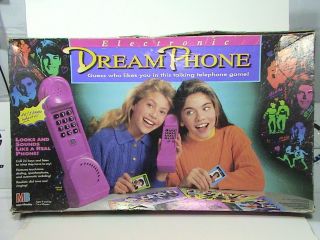 Electronic Dream Phone Milton Bradley Game Rare 8