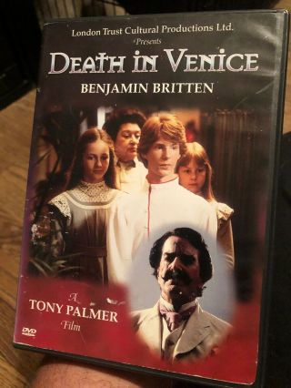 Death In Venice Dvd,  2002 Oop Benjamin Britten Tony Palmer Opera Film Rare