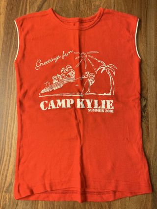 Vintage Very Rare Kylie Minogue Fever Tour 2001 Tshirt