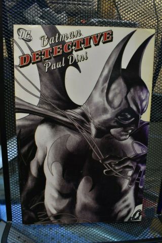 Batman Detective Dc Comics Tpb Rare 2007 1st Print Paul Dini Robin Poison Ivy