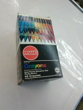 Vintage Rare Prang Crayons Model 359 - 48 48 Count