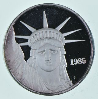 Rare Silver - 31.  3 Grams - Liberty Trade Silver - Round.  999 Fine Silver 262