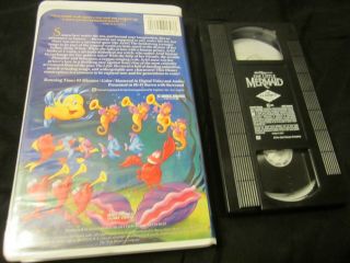 The Little Mermaid VHS Black Diamond BANNED Disney RARE OOP Clamshell 2