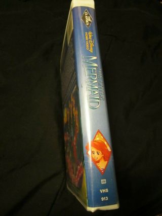 The Little Mermaid VHS Black Diamond BANNED Disney RARE OOP Clamshell 3