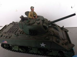 Rare 2003 Unimax 1944 U.  S.  M4 A3 Sherman Tank Forces Of Valor 1:32 Scale Wwii