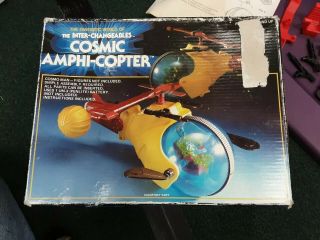 Rare Hourtoy/takara Inter - Changeables Cosmic Amphi - Copter Micronauts Complete