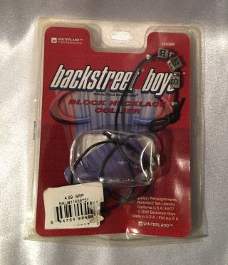 Backstreet Boys Necklace Winterland 2000 Rare In The Package