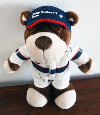 Official Mascot Bmw Sauber F1 Team Teddy Bear - Rare