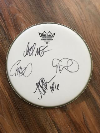 Found Glory Signed Drumhead Whole Band Jsa Autographed Rare 4x Jordan
