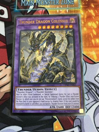 Yugioh Thunder Dragon Colossus Op10 - En001 Unlimited Ultimate Rare M/nm