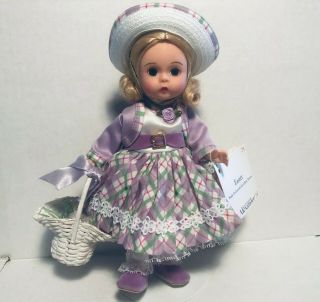 Rare Madame Alexander 8 " Doll " Easter 2001 Special Edition " Retired