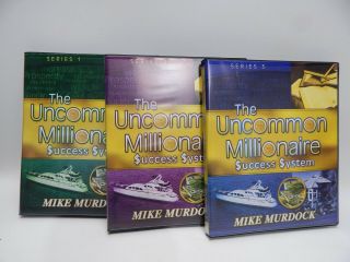 The Uncommon Millionaire Success System Series 1,  2 & 3 Audio Cd Set Rare Vhtf
