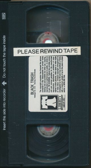 Black Trash aka Death of a Snowman Oscure South African Blaxploitation VHS Rare 3