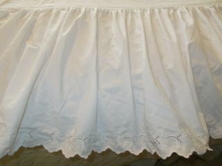 Rare Ralph Lauren Patience Lauren Lace Full Bed Skirt Altered 15 "