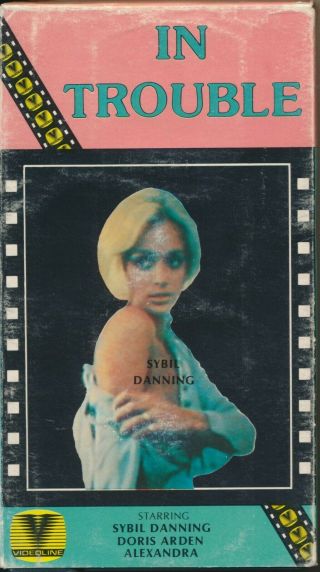 In Trouble Sybil Danning Abortion Drama Videoline Vhs Rare