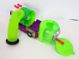 The Trash Pack Green Purple Garbage Sewer Truck Moose Toys RARE Vehicle 6