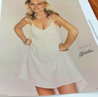 Sexy 1979 Blondie Parallel Lines Poster Debbie Harry Very Rare