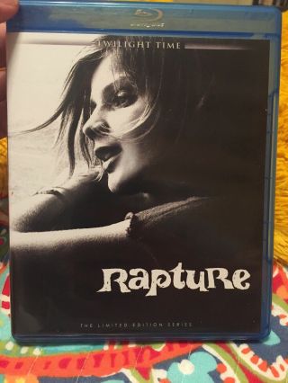 Rapture Blu Ray Disc Twilight Time Region Rare Oop W/ Booklet